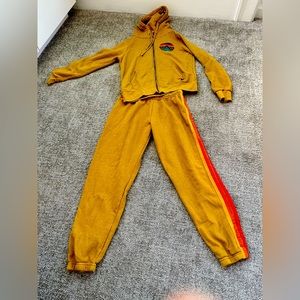 Aviator Nation Sweatsuit, Unisex, Size Medium